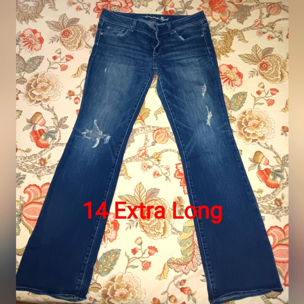 American Eagle 14 X-Long Womens Jeans